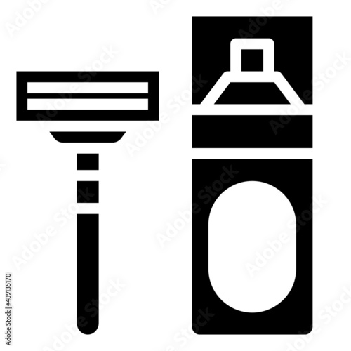RAZOR glyph icon,linear,outline,graphic,illustration
