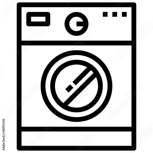 WASHING MACHINE line icon,linear,outline,graphic,illustration
