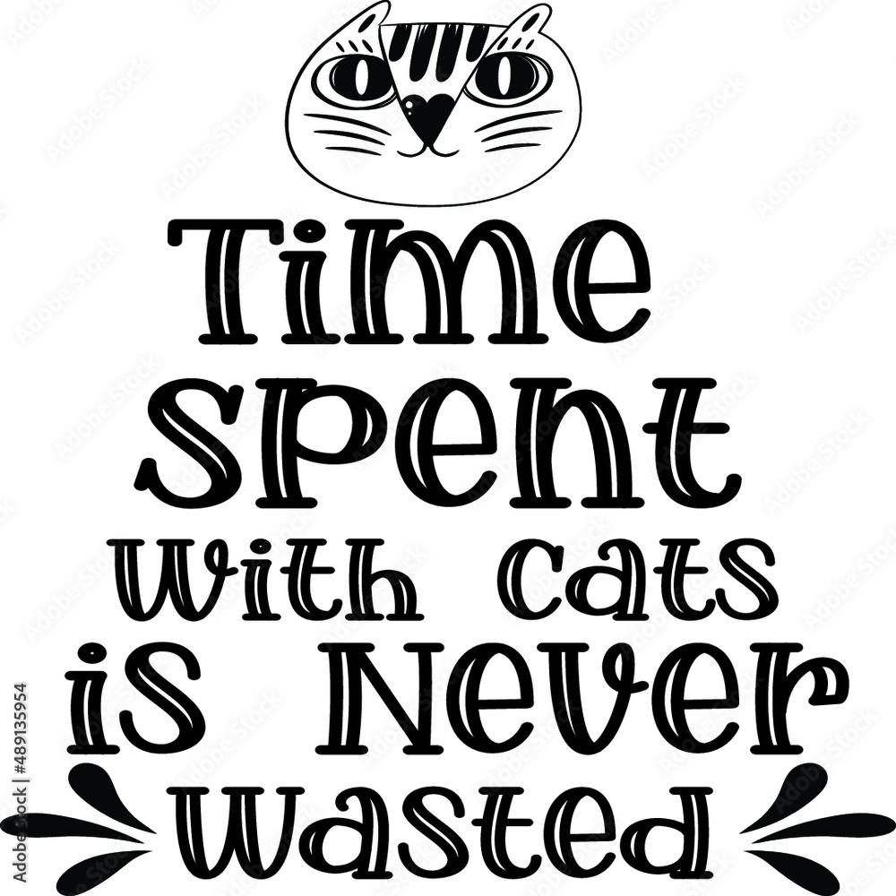 Cat T-shirt and SVG Design Cat T-shirt and SVG Design
