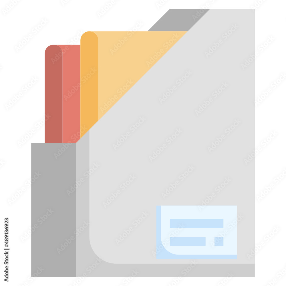 DOCUMENT FLODER flat icon,linear,outline,graphic,illustration