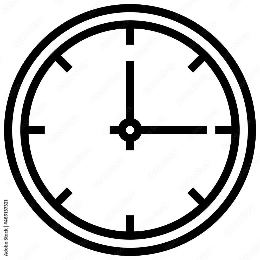 CLOCK line icon,linear,outline,graphic,illustration CLOCK line icon,linear,outline,graphic,illustration