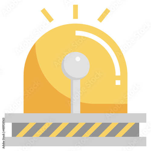 SIREN flat icon,linear,outline,graphic,illustration