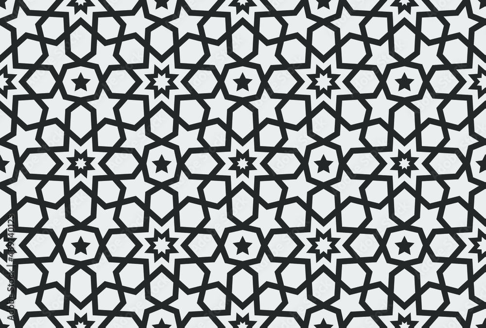 Elegant abstract floral ornament. Seamless pattern for background, wallpaper, textile printing, packaging, wrapper Elegant abstract floral ornament. Seamless pattern for background, wallpaper, textile printing, packaging, wrapper