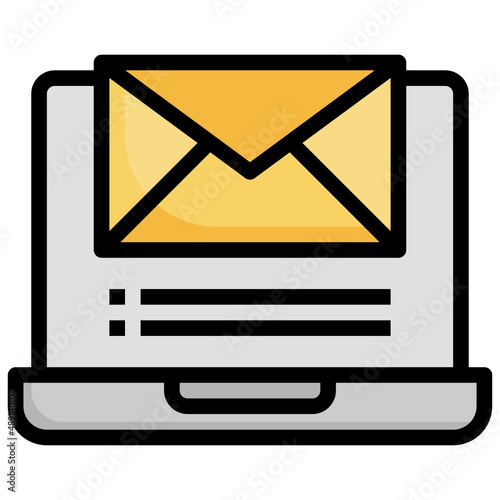 EMAIL filled outline icon,linear,outline,graphic,illustration