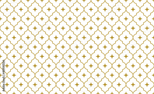 Elegant abstract floral ornament. Seamless pattern for background, wallpaper, textile printing, packaging, wrapper, etc.