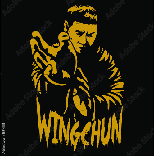 wing chun vector logo