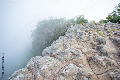 Mist and Rock Viewpoint of Phu Hin Rong Kla National Park, Phitsanulok Province