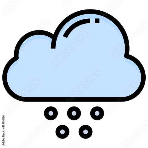 HAIL filled outline icon,linear,outline,graphic,illustration