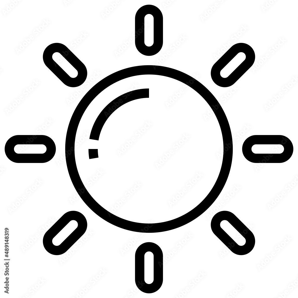 SUN line icon,linear,outline,graphic,illustration SUN line icon,linear,outline,graphic,illustration
