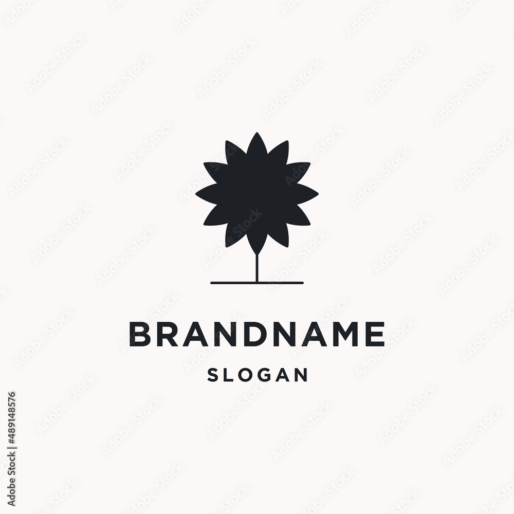 Flower Abstract logo icon design template Flower Abstract logo icon design template