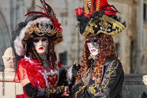 venetian carnival mask in Venice 2022 © Lovrencg