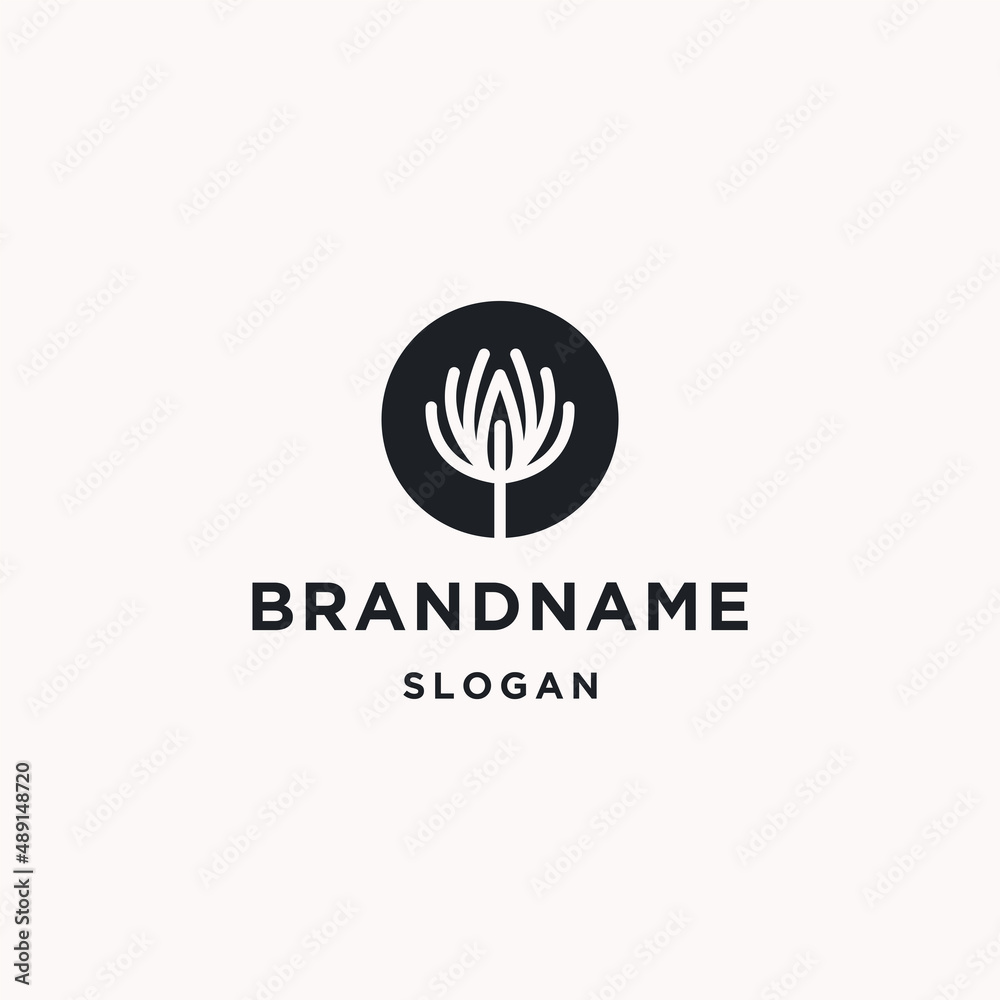 tulip logo icon design template tulip logo icon design template