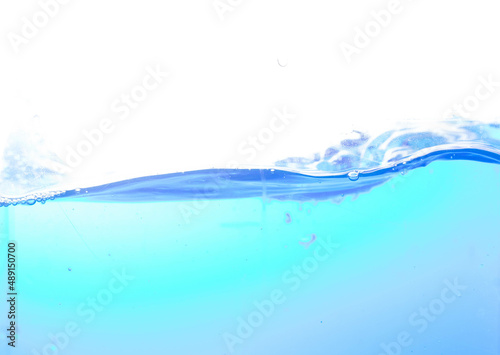 Fototapeta Naklejka Na Ścianę i Meble -  water, close-up of water splashes, white background