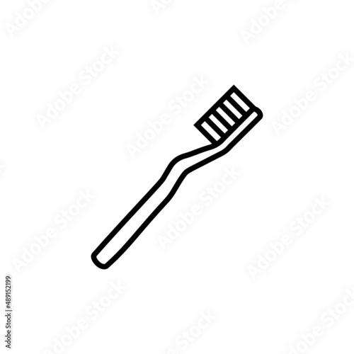 toothbrush icon vector design templates