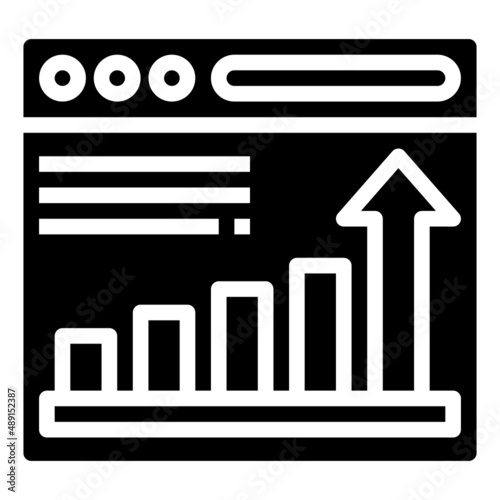 SEO glyph icon,linear,outline,graphic,illustration
