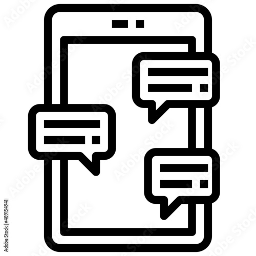 CHAT GROUB line icon,linear,outline,graphic,illustration photo