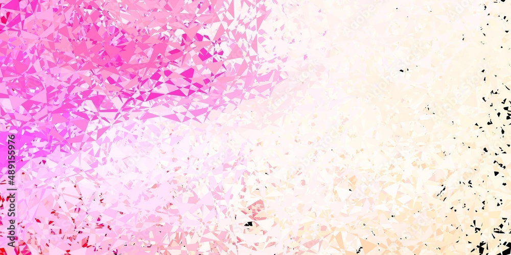 Light pink vector background with polygonal forms. Light pink vector background with polygonal forms.
