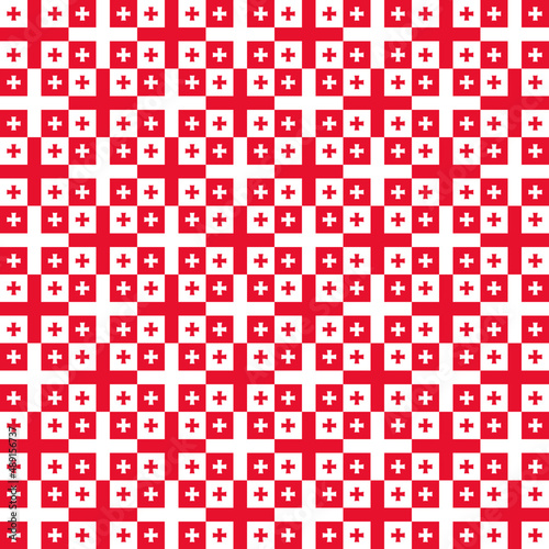 seamless pattern of georgia flag. vector illustration	