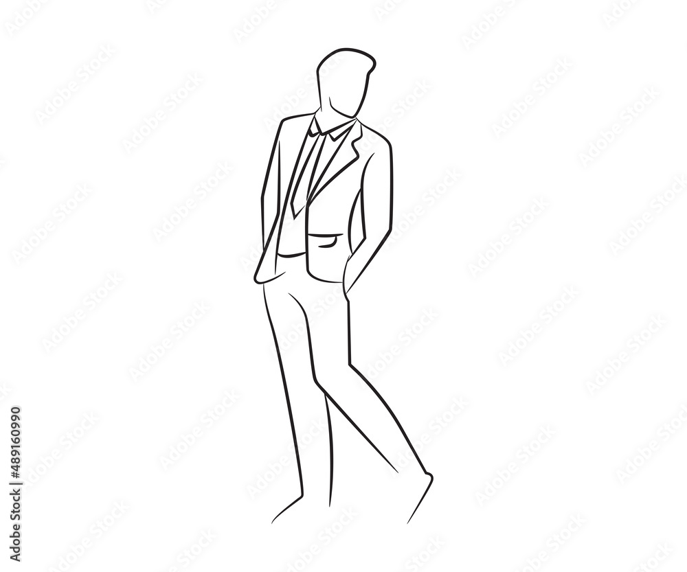 hand drawn and sketch businessman illustration hand drawn and sketch businessman illustration