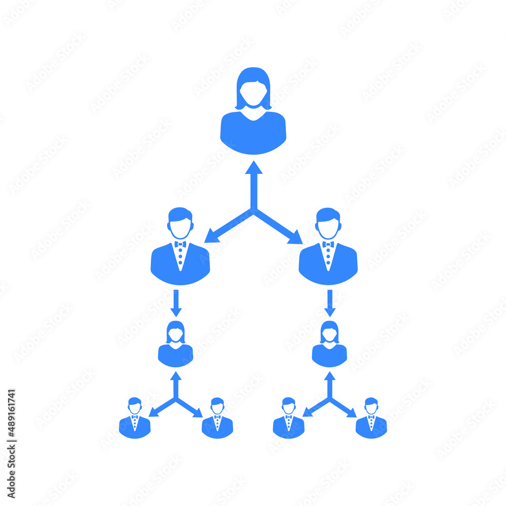 Circle, group, structure icon. Blue vector sketch. Circle, group, structure icon. Blue vector sketch.