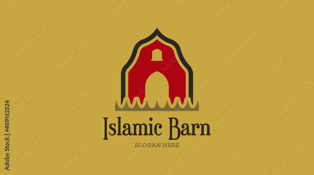 Barn Logo Design Concept Vector. Barn Logo Template Vector