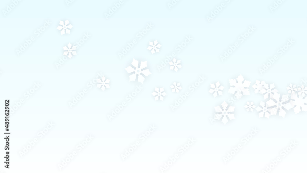 Christmas Vector Background with Falling Snowflakes. Isolated on Red Background. Realistic Snow Sparkle Pattern. Snowfall Overlay Print. Winter Sky. Papercut Snowflakes. Christmas Vector Background with Falling Snowflakes. Isolated on Red Background. Realistic Snow Sparkle Pattern. Snowfall Overlay Print. Winter Sky. Papercut Snowflakes.