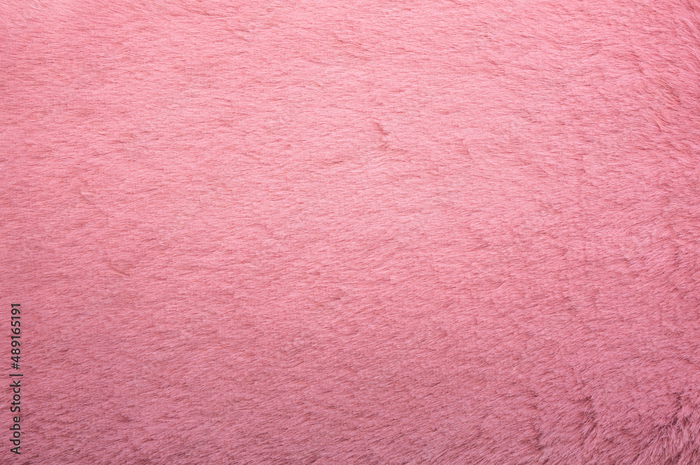 Pink faux fur for texture or background Pink faux fur for texture or background