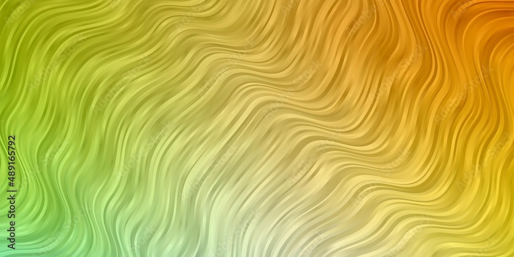 Light Blue, Yellow vector background with wry lines.