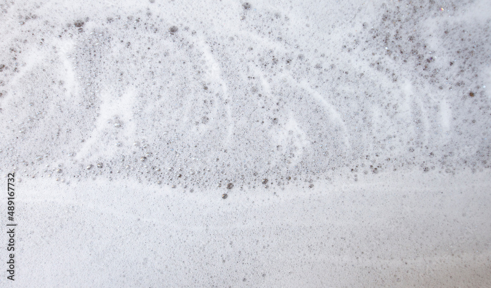 Obraz premium texture image white foamy liquid