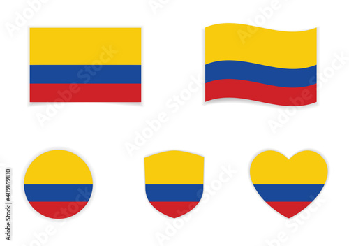 columbia national flag icon photo