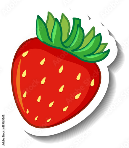 Strawberry isolated on white background