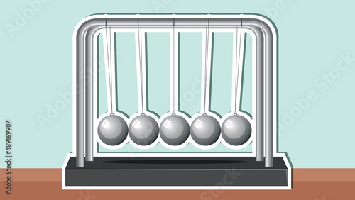 Thumbnail Design with Newton's Cradle