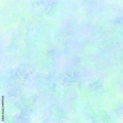 Blue, light blue, green watercolor background. Digital drawing