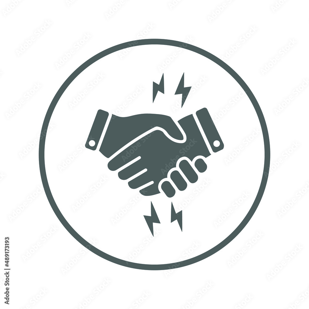 Partnership, agreement, deal, gesture icon. Gray vector sketch. Partnership, agreement, deal, gesture icon. Gray vector sketch.