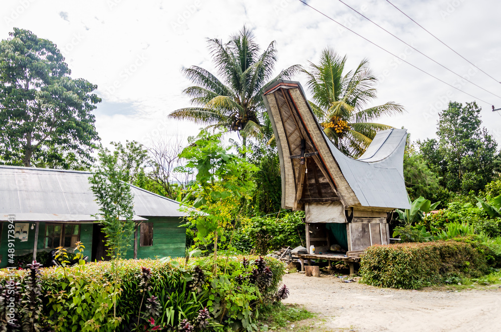 Views in detail of Rantepao and Tana Toraja Regency. Shoeing the graves, rice fields and markets. South Sulawesi Views in detail of Rantepao and Tana Toraja Regency. Shoeing the graves, rice fields and markets. South Sulawesi