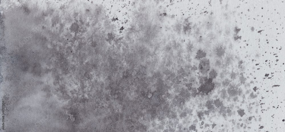 Obraz premium Abstract texture. Versatile artistic image for creative design projects: posters, banners, cards, book covers, magazines, prints and wallpapers. Ink on paper.