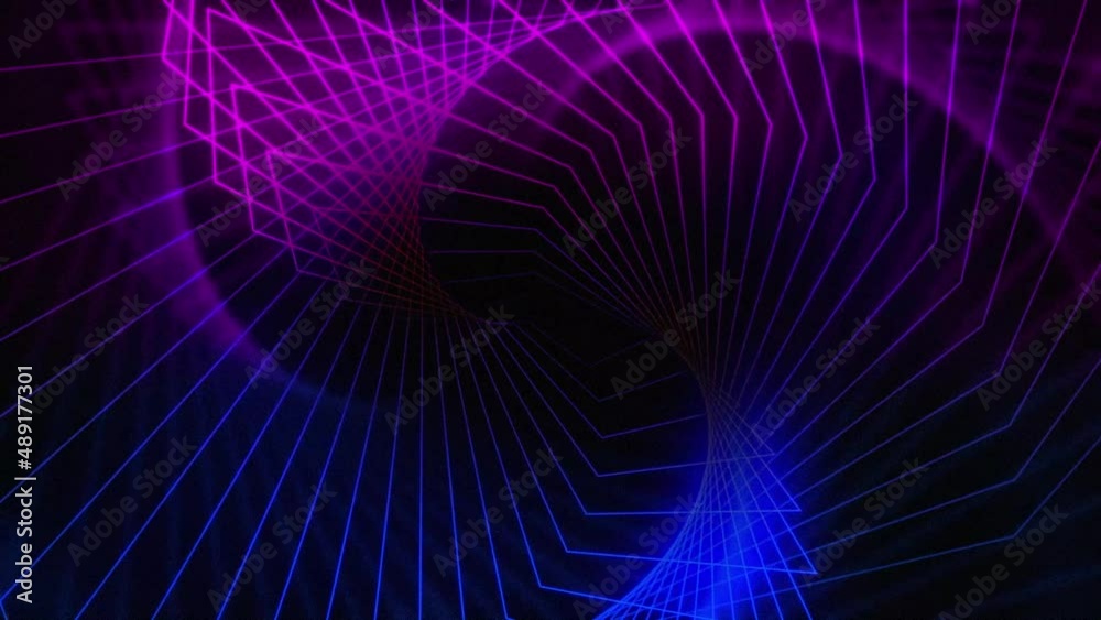 Cycling loopable animated abstract retro background. Motion background graphics. Seamless loop