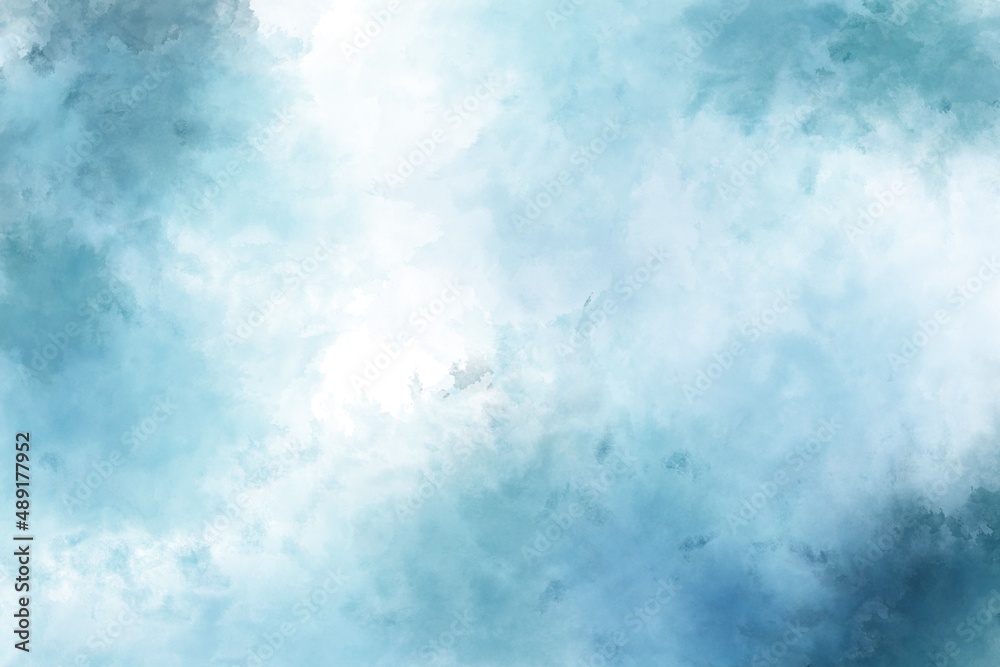 watercolor sky and clouds, abstract background watercolor sky and clouds, abstract background
