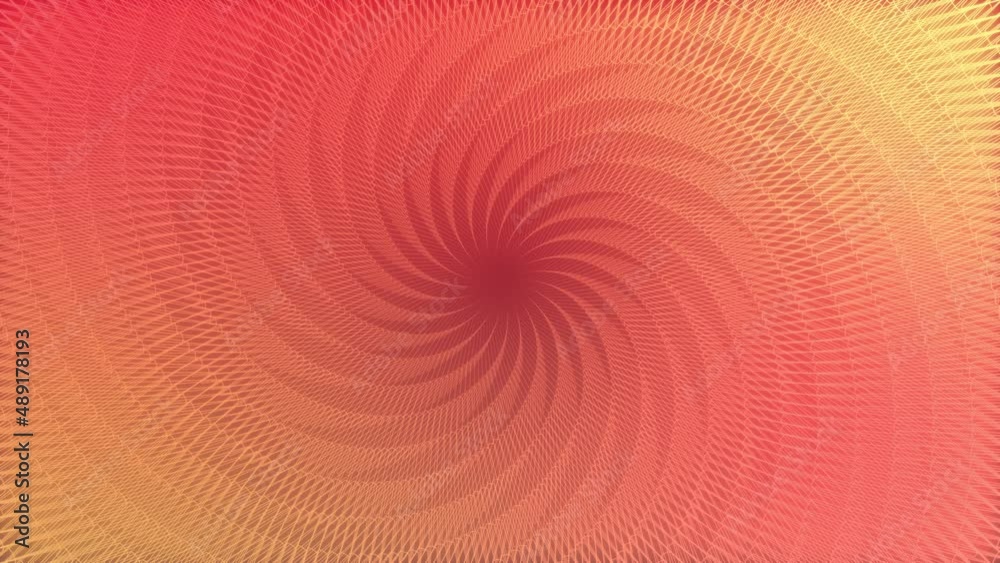 abstract background with spinning circles. Looping background animation