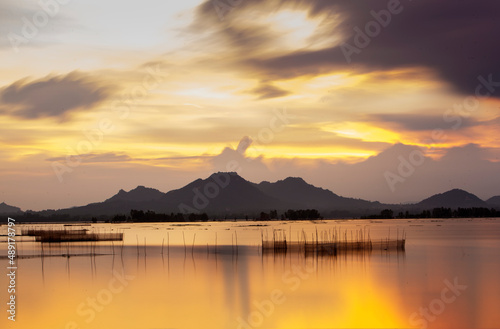 Fields in high water season, Tri Ton District, Vietnam, flood water overflows in October every year © Thi Nhân