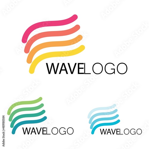 Wallpaper Mural Wave Logo collection for any purpose of business, vector icon template symbol and design Torontodigital.ca