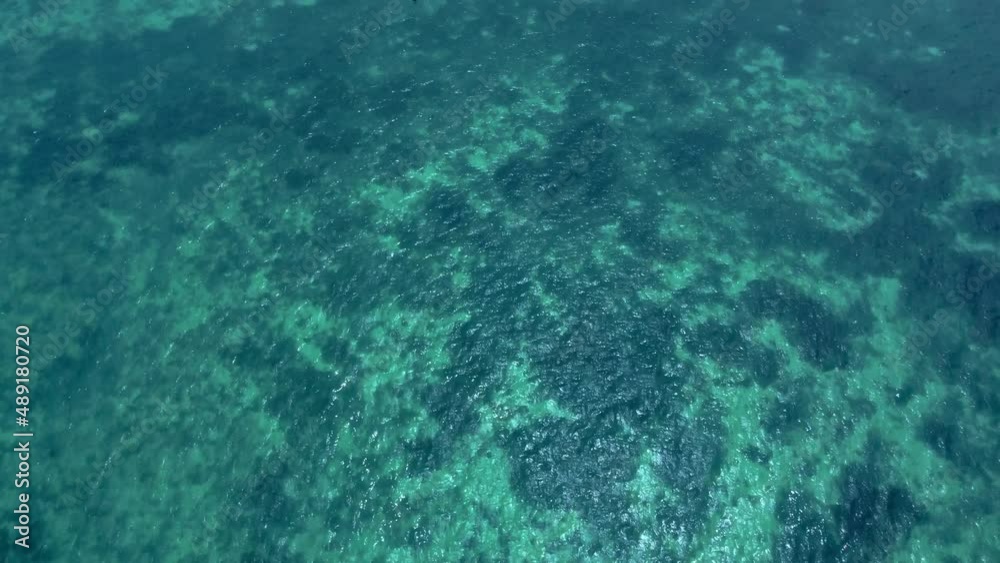 Beautiful bird's eye view of Mauritius island, drone video Beautiful bird's eye view of Mauritius island, drone video