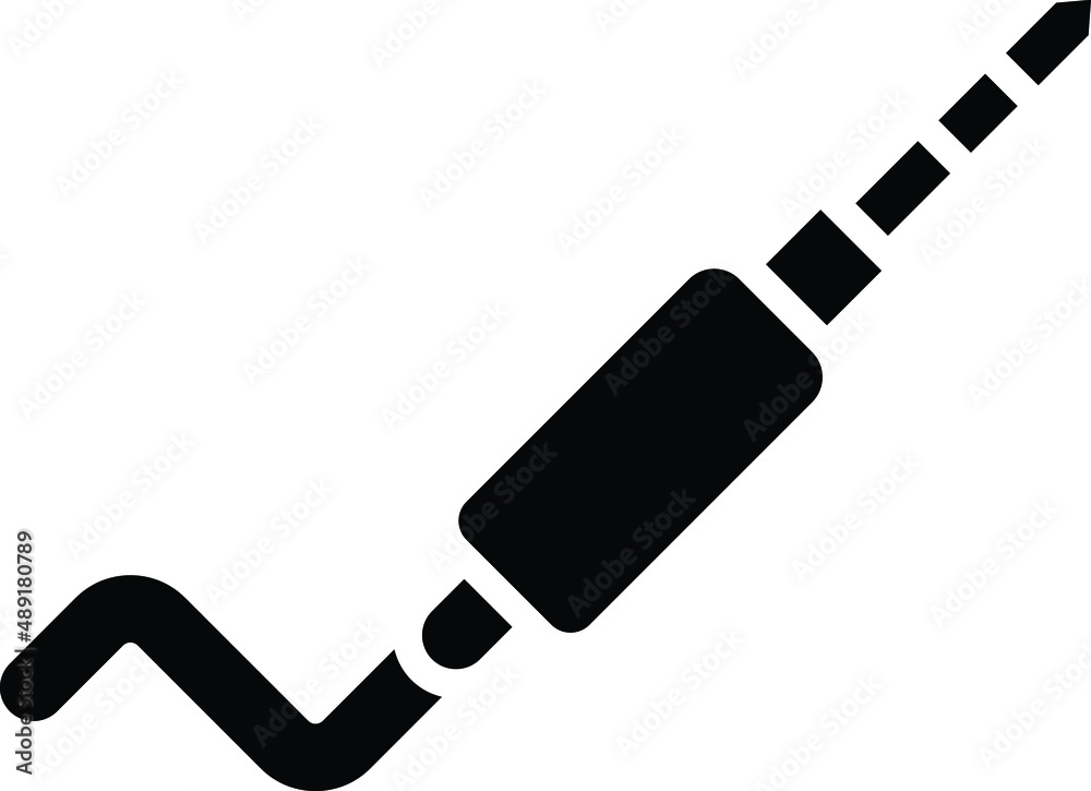 Audio Jack Vector Icon Design Illustration Audio Jack Vector Icon Design Illustration