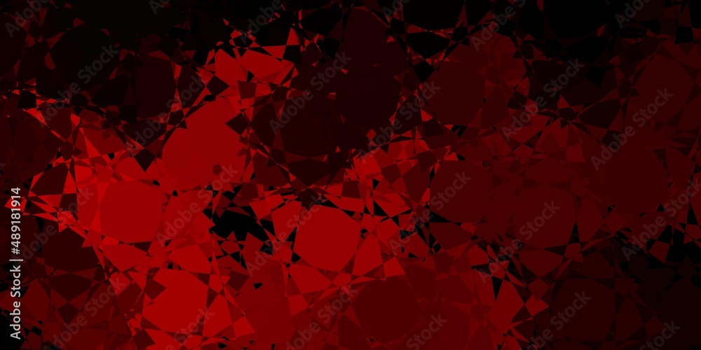 Dark Brown vector background with triangles. Dark Brown vector background with triangles.