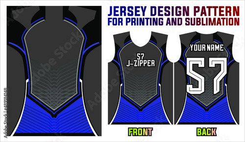 abstract vector design for sports team sublimation printing jersey fabric photo