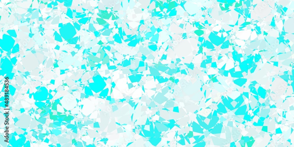 Light Blue, Green vector background with triangles. Light Blue, Green vector background with triangles.
