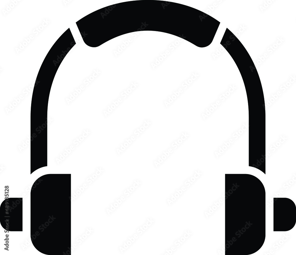 Headphone Vector Icon Design Illustration Headphone Vector Icon Design Illustration