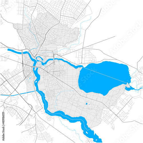 Köpenick, Berlin, Deutschland high detail vector map