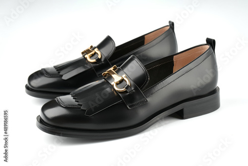Quadro su tela Loafers isolated on white background