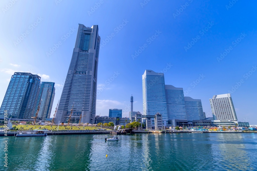 Obraz premium 横浜風景 みなとみらい